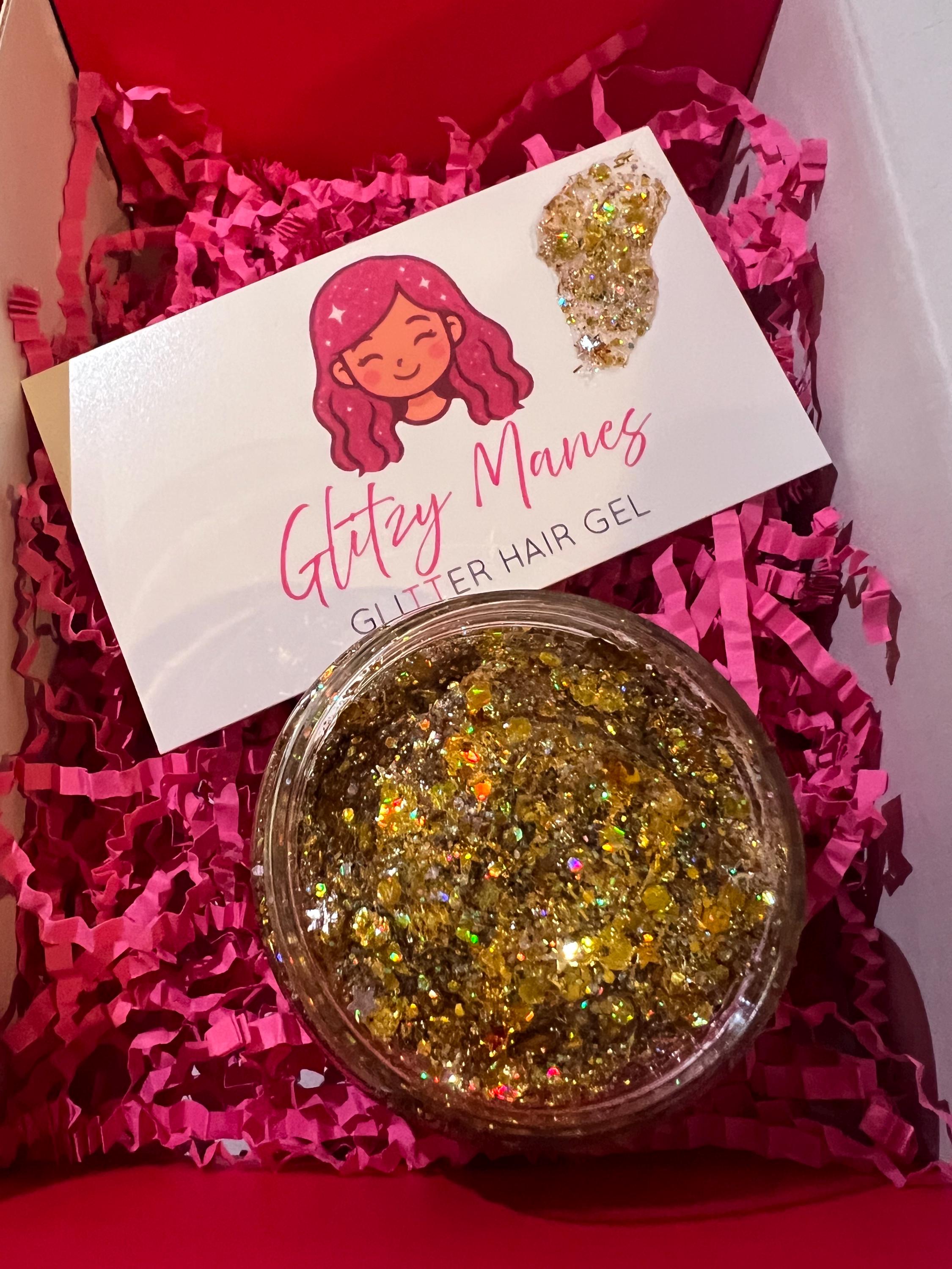 Glitzy Manes “Stella” Glitter Hair Gel