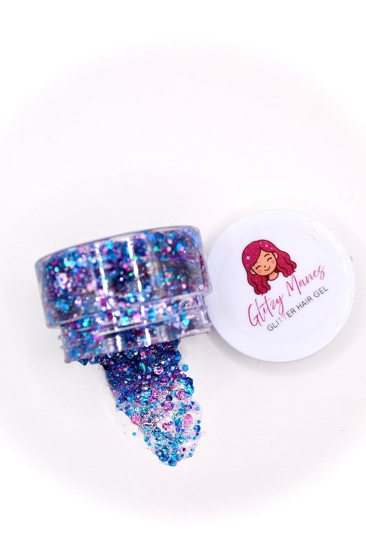 Glitzy Manes “Aloha” Glitter Hair Gel