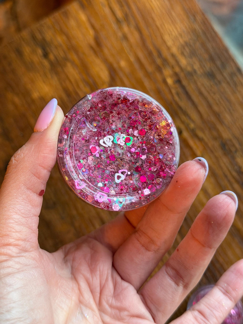 Glitzy Manes “Heart Throb” Glitter Hair Gel