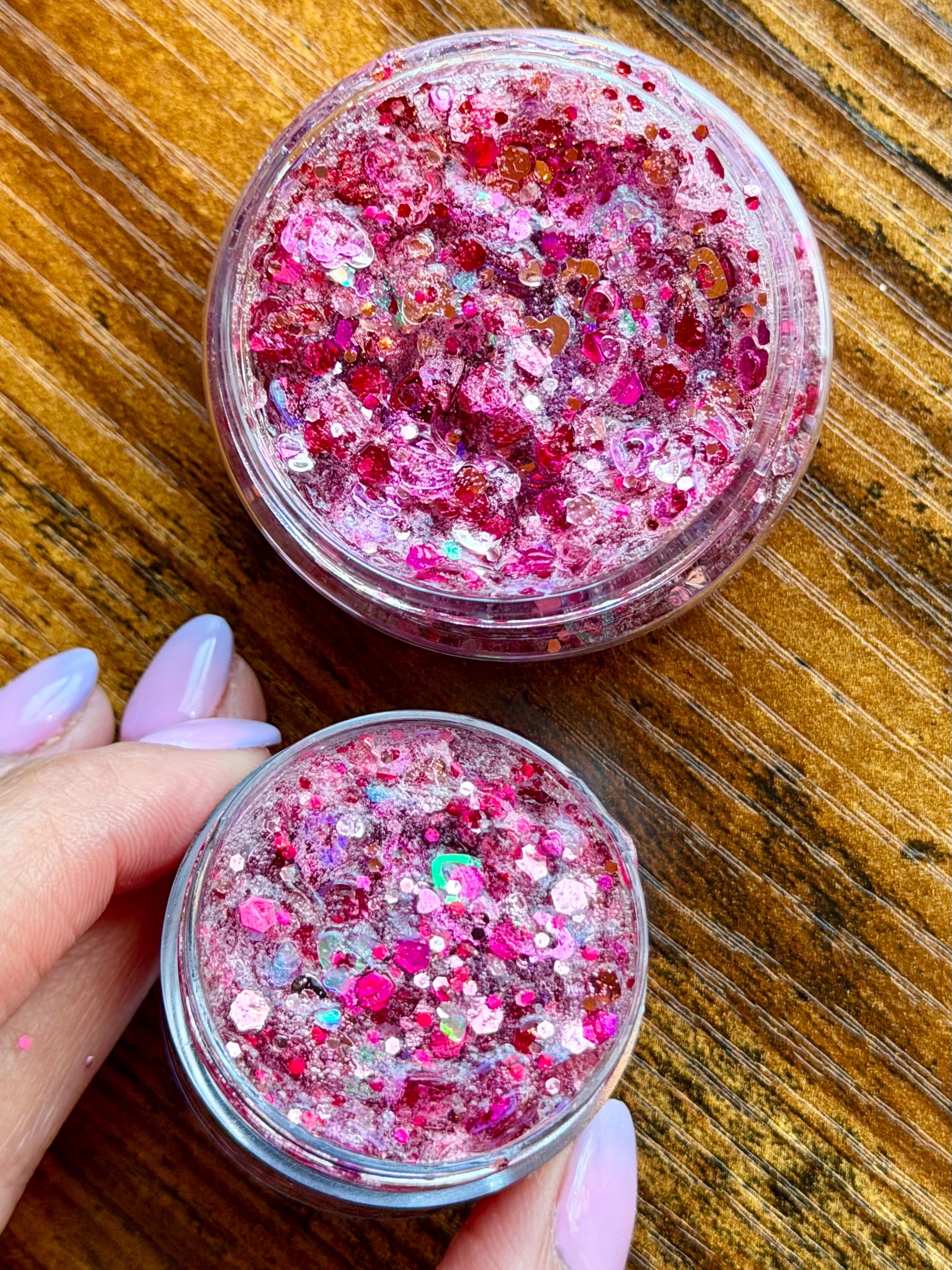 Glitzy Manes “Heart Throb” Glitter Hair Gel