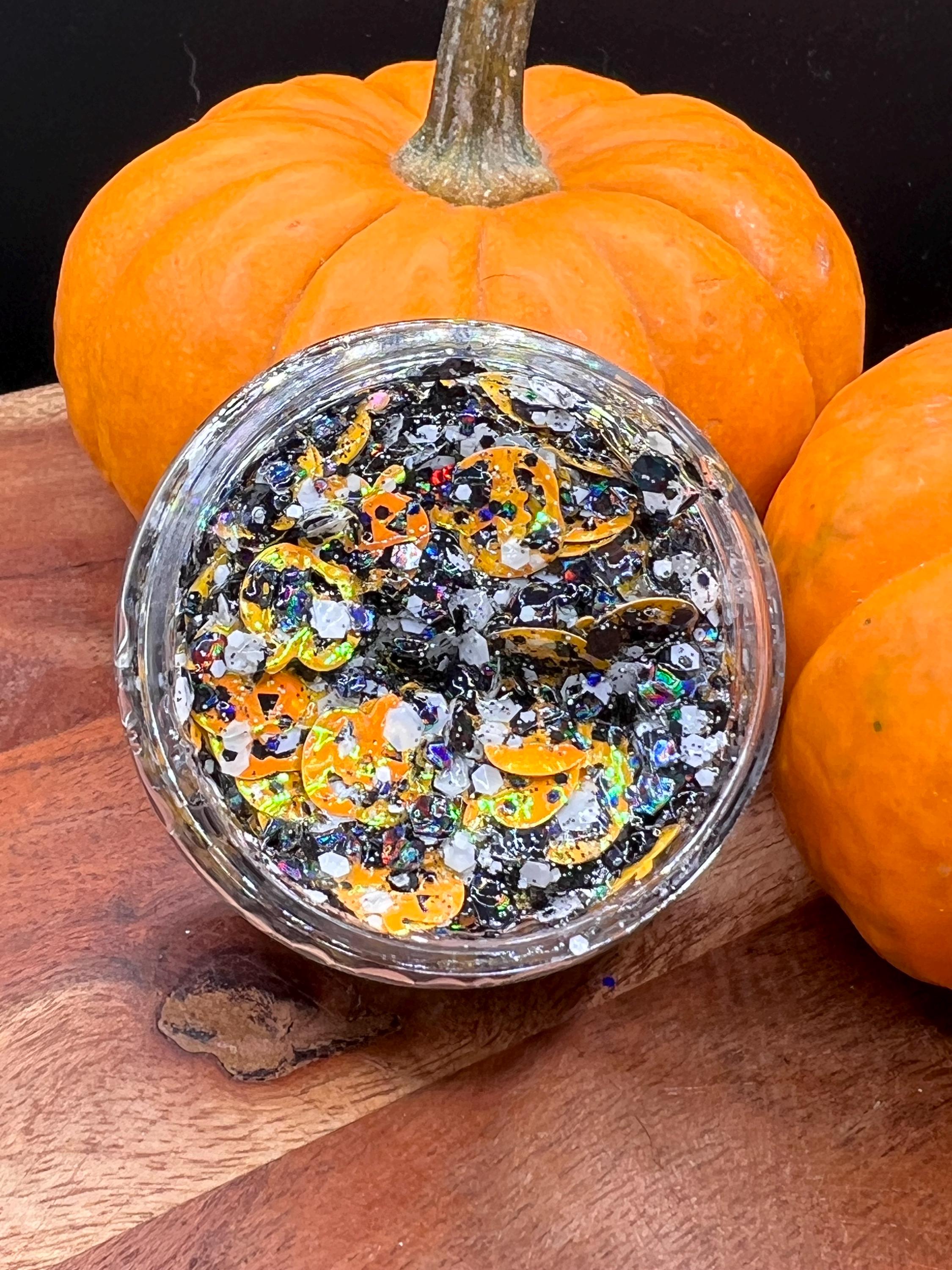 Halloween Jack o’ Lantern Pumpkins Glitter Hair Gel