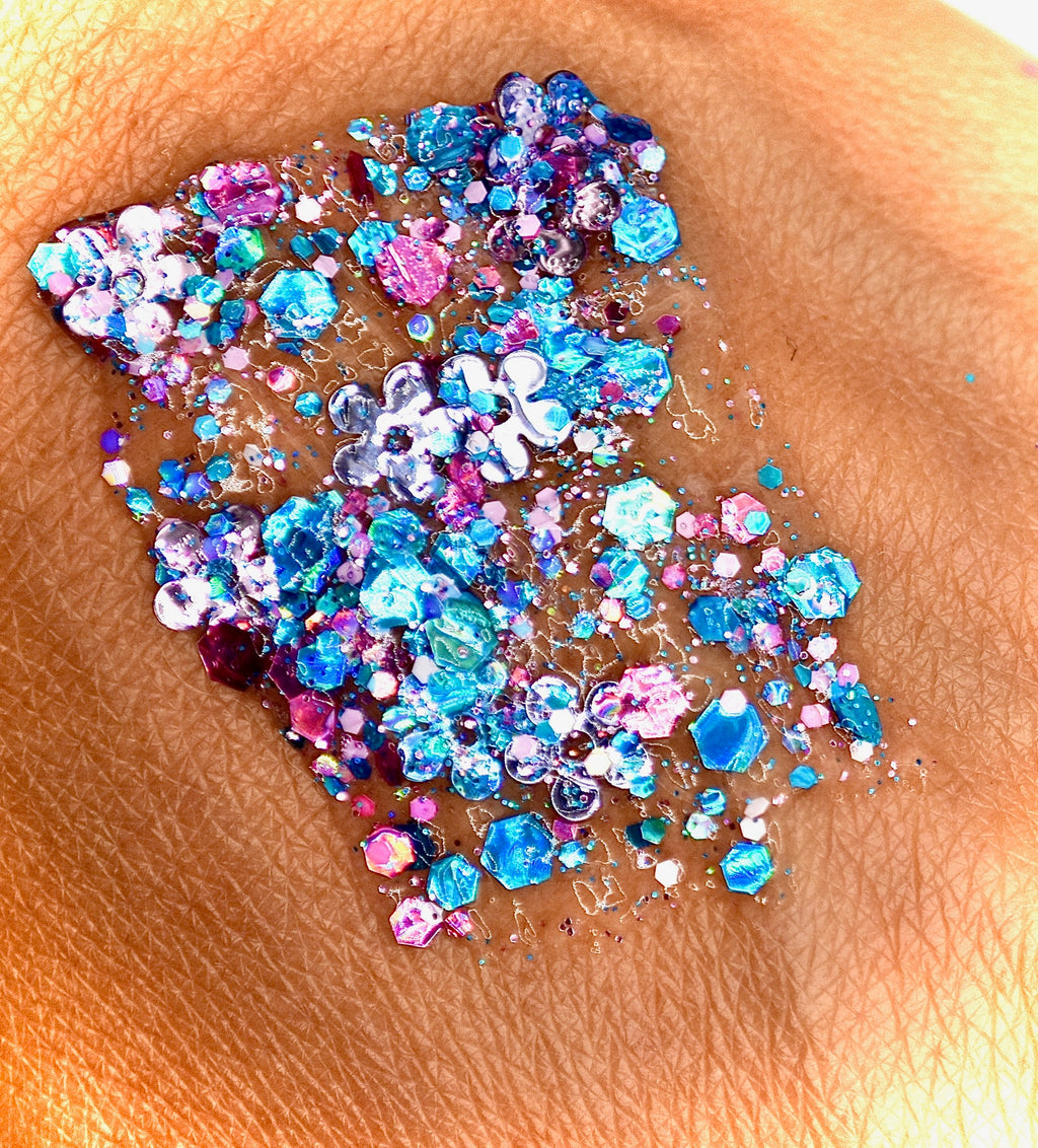 Glitzy Manes “Aloha” Glitter Hair Gel