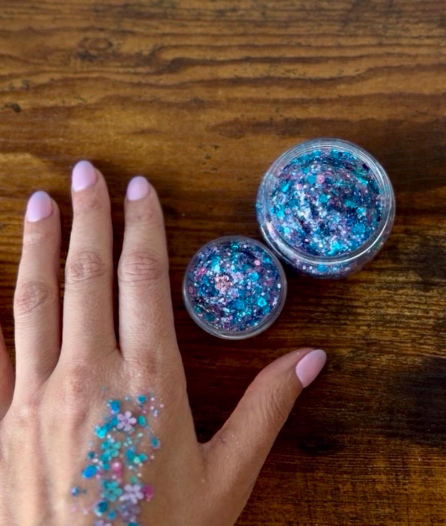 Glitzy Manes “Aloha” Glitter Hair Gel