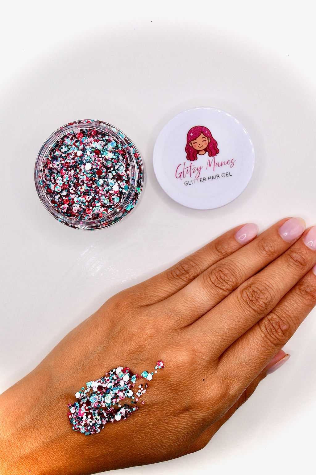 Glitzy Manes Glitter Hair Gel