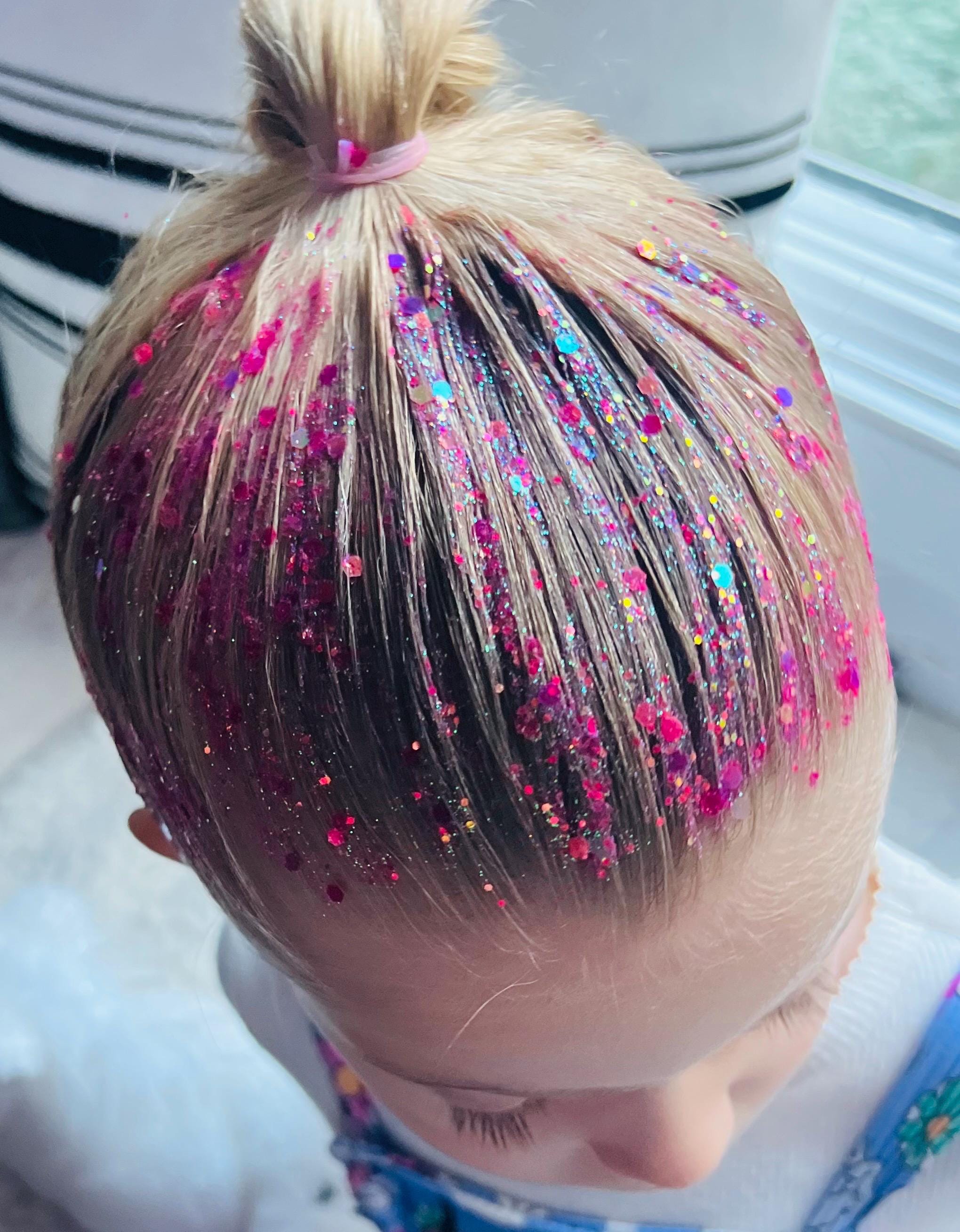 Glitzy Manes Glitzy Pink Glitter Hair Gel