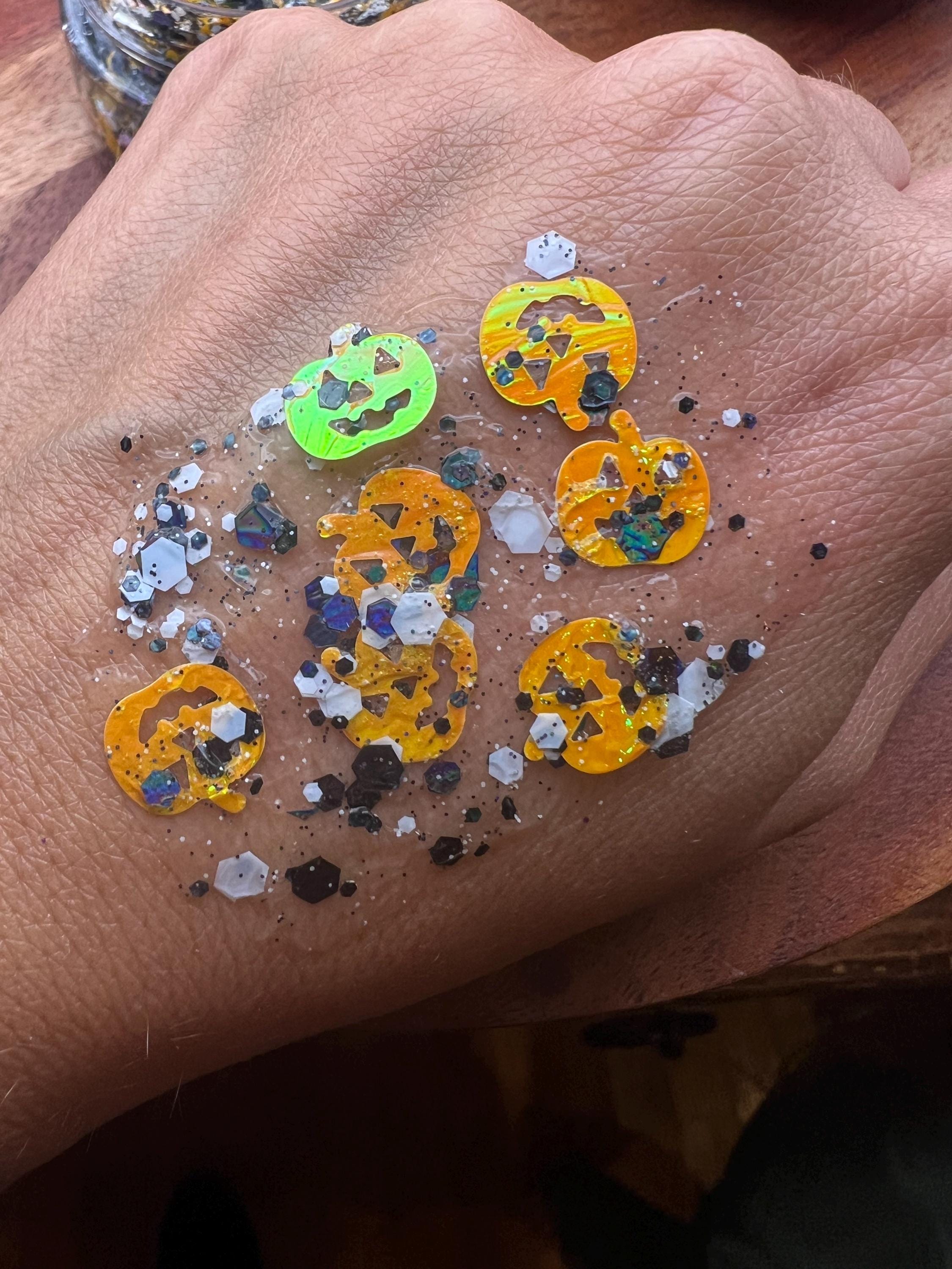 Halloween Jack o’ Lantern Pumpkins Glitter Hair Gel